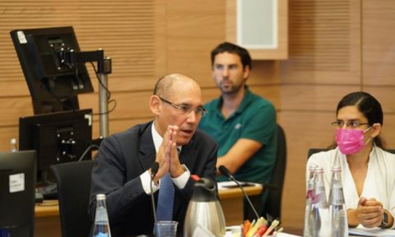 נגיד בנק ישראל אמיר ירון בוועדת הכספים [צילום ארכיון: דני שם-טוב, דוברות הכנסת]