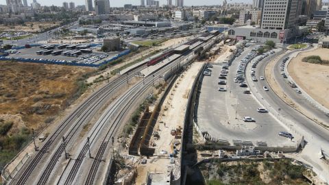 עבודות הרציף החמישי [צילום: שבתשתיות ביצוע פרויקטים בתחבורה]