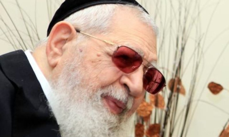 הרב עובדיה יוסף. התורה אינה זקוקה לארץ [צילום: פלאש 90]