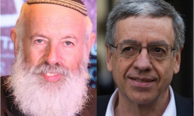 מזוז והרב איגרא. ביקורת חריפה [צילום: יונתן זינדל, פלאש 90 וליאב פלד]