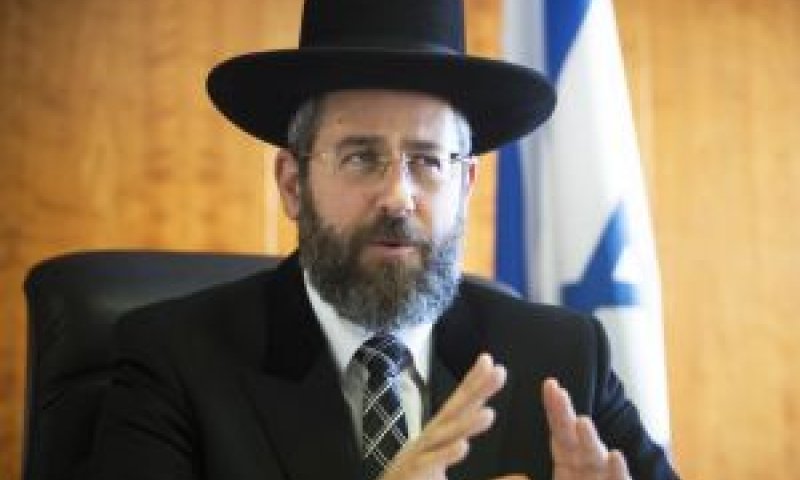 הרב לאו. שחיטה ללא רבב [צילום: פלאש 90]