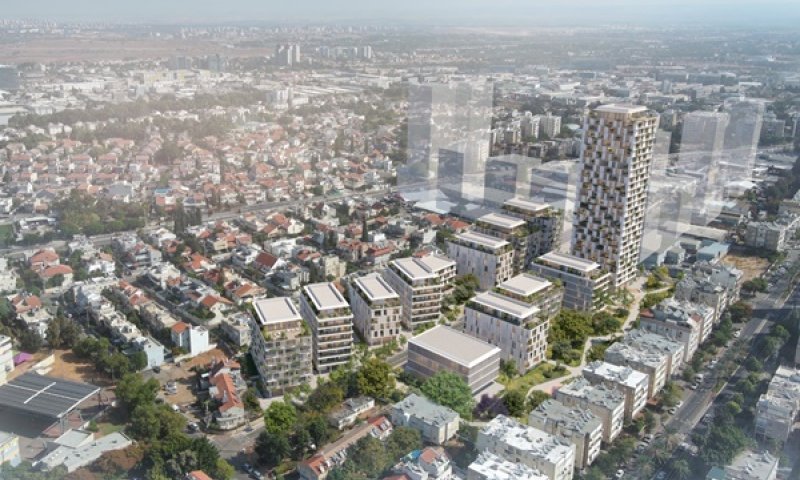 הדמיית הפרויקט המתוכנן בשכונת רסקו ג' [צילום: אלכס לובימוב]