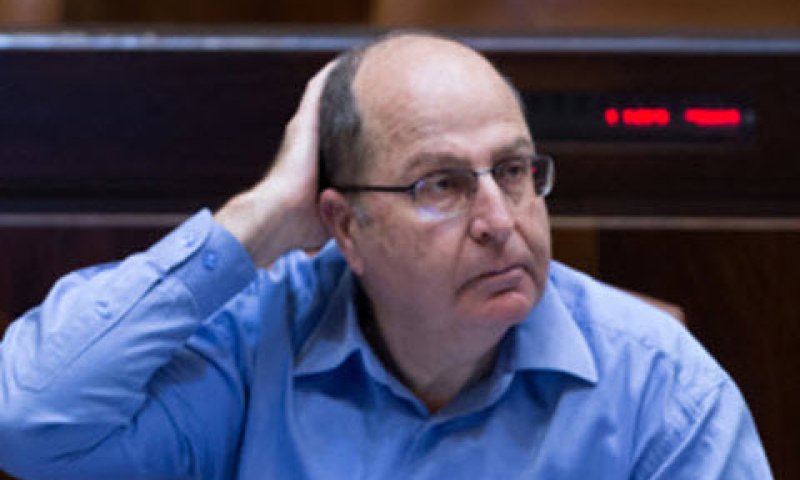 יעלון. נגד "דברי רהב" [צילום: יונתן זינדל, פלאש 90]