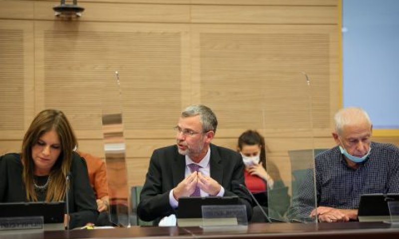 בני בגין, יריב לוין, קרן ברק [צילום: נועם מושקוביץ/דוברות הכנסת]