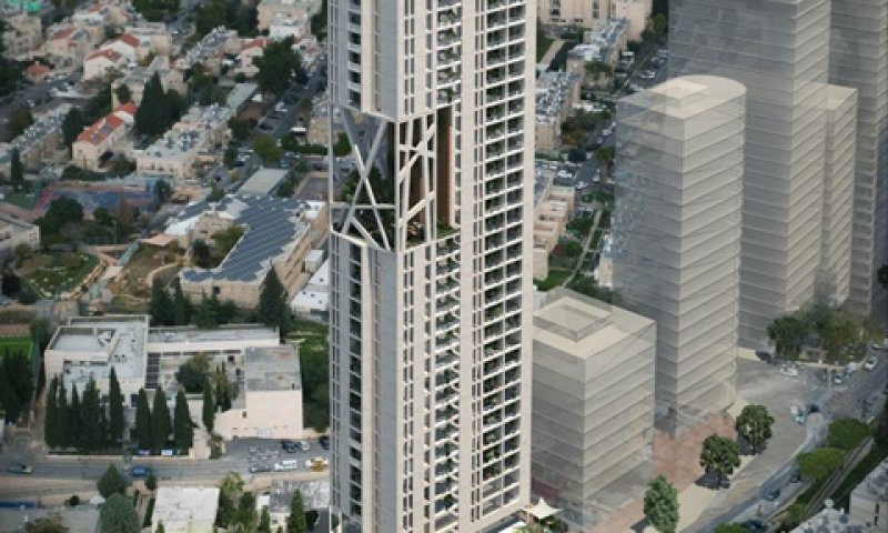 160 יח"ד במקום 36 קיימות [צילום: גיא איגרא, אדריכלים]