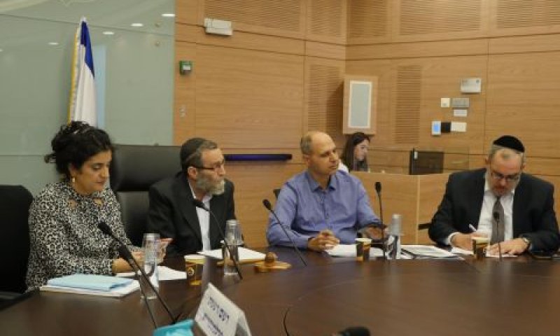 גפני בוועדה. מתח ביקורת קשה [צילום: עדינה ולמן דוברות הכנסת]