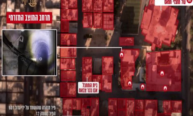 הפירים במרחב המוצב המזרחי [צילום: דובר צה"ל]