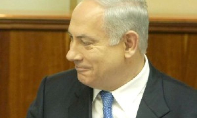 נתניהו ומרואן ברגותי הכלוא בישראל [צילום: פלאש 90]