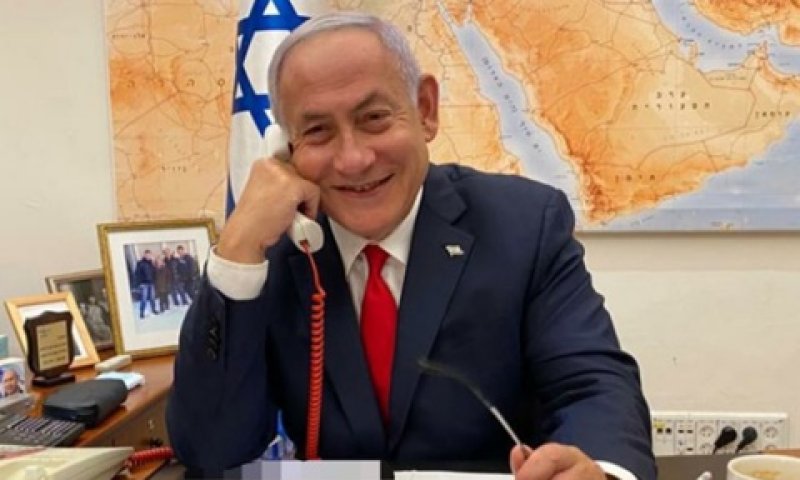 "שיחה חמה במשך כשעה" [צילום: לשכת ראש הממשלה]