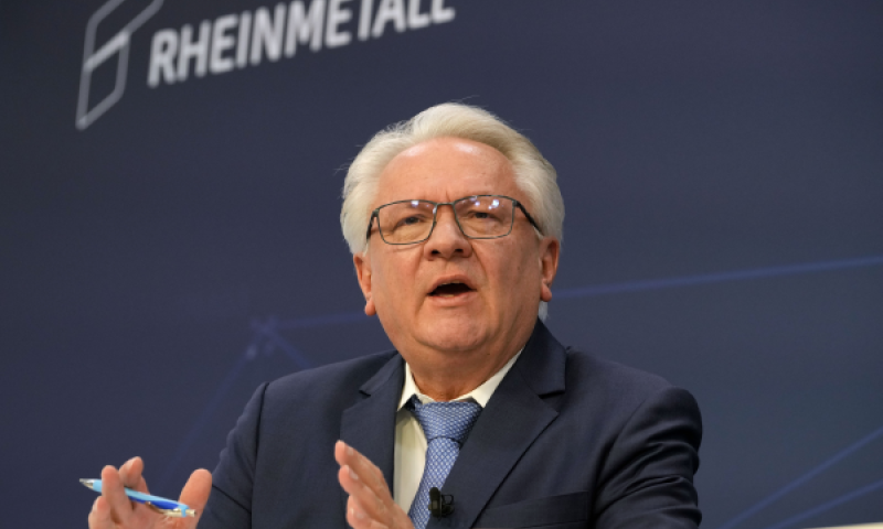 ארמין פפרגר, מנכ"ל חברת Rheinmetall [צילום: מרטין מייזנר/AP]