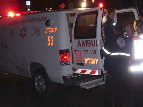 פינוי השוטרת לבית החולים
