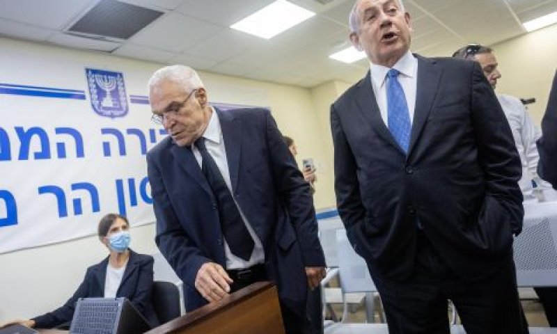 נתניהו בעדותו בוועדת מירון [צילום: יונתן זינדל, פלאש 90]