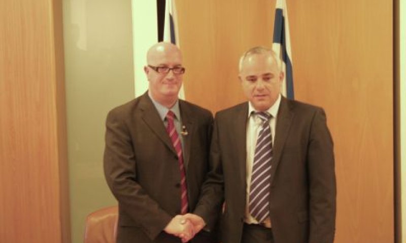שטייניץ ובלשניקוב. הערוץ ניצל [צילום: דוברות האוצר]