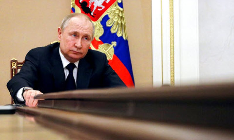פוטין. משנה את ההיסטוריה [צילום: Mikhail Klimentyev, Sputnik, Kremlin Pool Photo via AP, File]