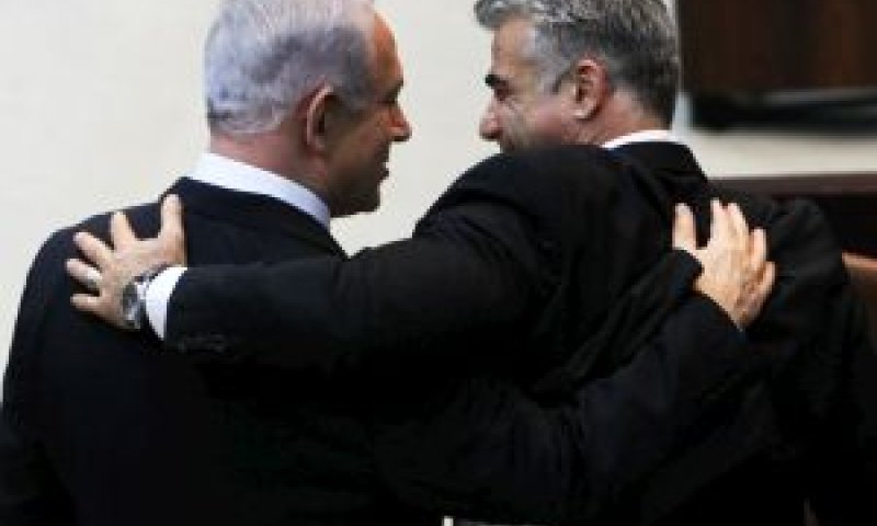 לפיד ונתניהו. צפויים להגיע להסכמה [צילום: פלאש 90]
