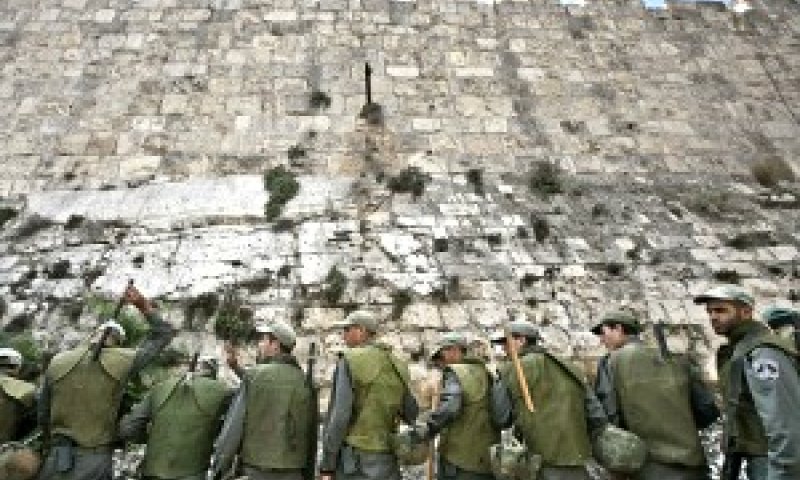 המשטרה בהיערכות שיא בירושלים [פלאש 90]