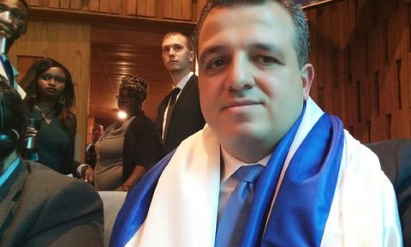 שאמה הכהן. התעטף בדגל ישראל