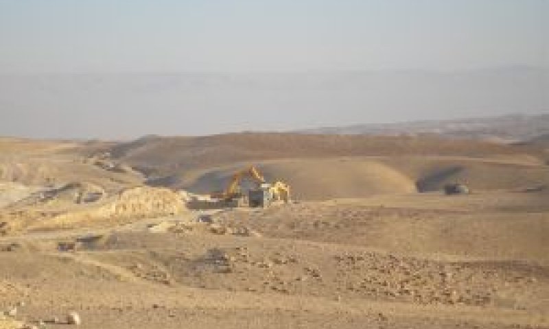 עבודות במדבר יהודה [צילום: החברה להגנת הטבע]
