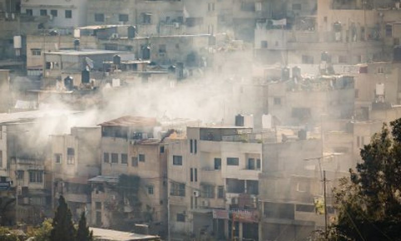 פשיטה על מ.פ טול כרם [צילום: נאסר אשתייה/פלאש 90]