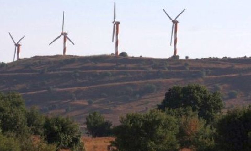 טורבינות רוח באזור אלוני הבשן [צילום: פלאש 90]