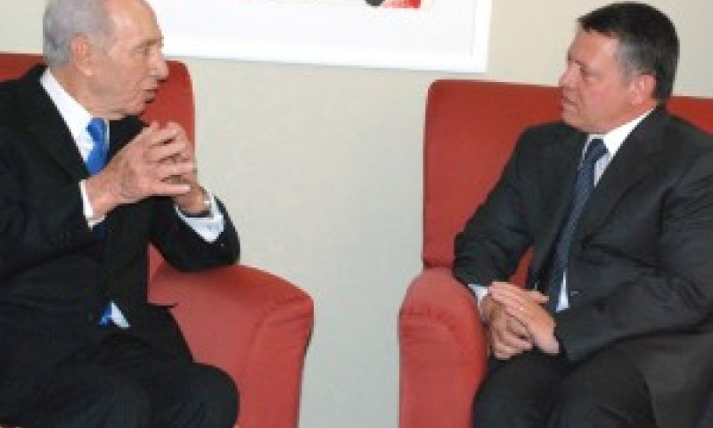 הנשיא והמלך הירדני בדאבוס [צילום: בית הנשיא]