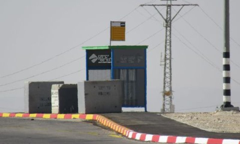 תחנת כלא נפחא לצפון. תחנה עלומה [צילום: יאיר בן צבי]