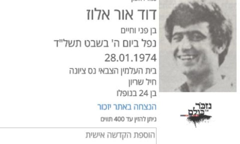 בן 24 בנופלו [צילום: אתר יזכור]