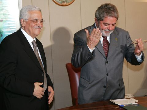 נשיא ברזיל ואבו מאזן [AP]