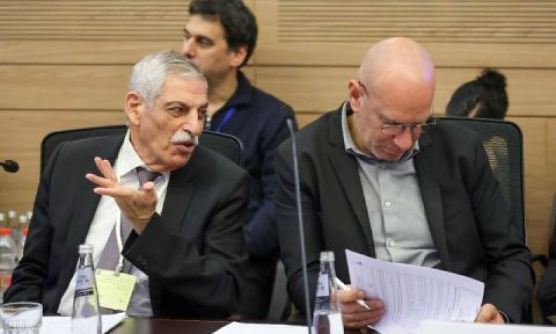 ברק לייזר ואורי שהם [צילום: נועם מושקוביץ/דוברות הכנסת]