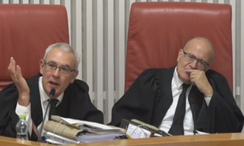 אלרון וגרוסקופף בדיון היולם [צילום: לע"מ, הרשות השופטת]