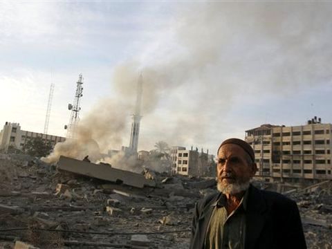עזה הבוקר [צילום: AP]