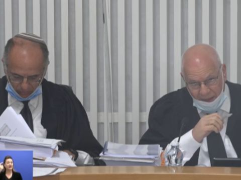 עוזי פוגלמן ונעם סולברג [צילום: הרשות השופטת]