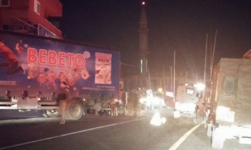זירת הדריסה בצומת גוש עציון [צילום: דוברות הר-חברון]