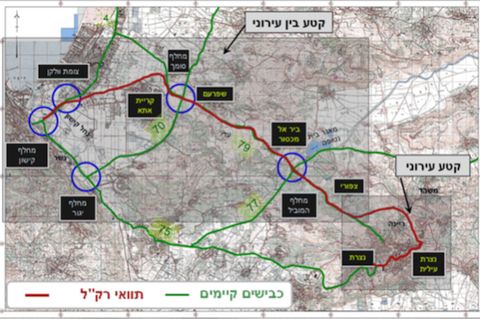 תוואי רכבת העמק [באדיבות חברת יפה נוף]