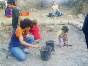 הפנינג חפירות בטבריה[ צילום: טל קמחי]