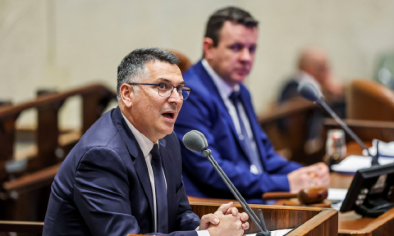 שר המשפטים סער במליאת הכנסת, היום [צילום: יונתן זינדל, פלאש 90]