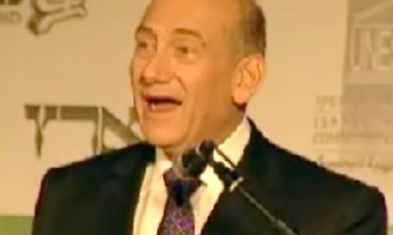 "הסיכוי גובר על הסיכון". אולמרט [צילום: חדשות 10]
