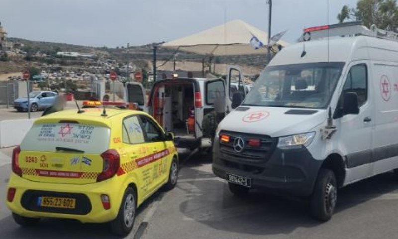 אירוע הירי ליד חרמש [צילום: תיעוד מבצעי מד"א]
