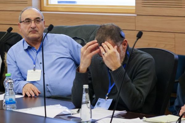 עו"ד עופר לוי ודוד יוסף [צילום: דני שם-טוב/דוברות הכנסת]