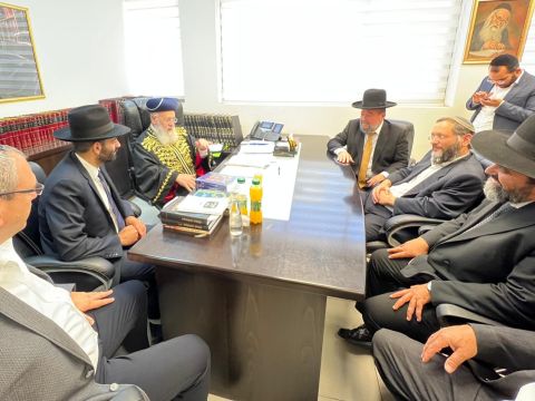 [צילום: דוברות הרבנות]