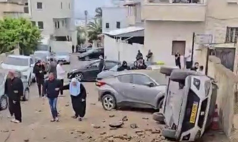 כפר קאסם. הרס רב וכמה פצועים קל.