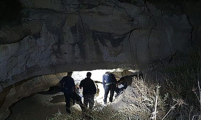 התפיסה הלילית של השודדים [צילום: היחידה למניעת שוד ברשות העתיקות]