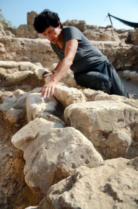 לוחות המשחק בחדר המשחקים [צילום: יוֹלי שוורץ, רשות העתיקות]