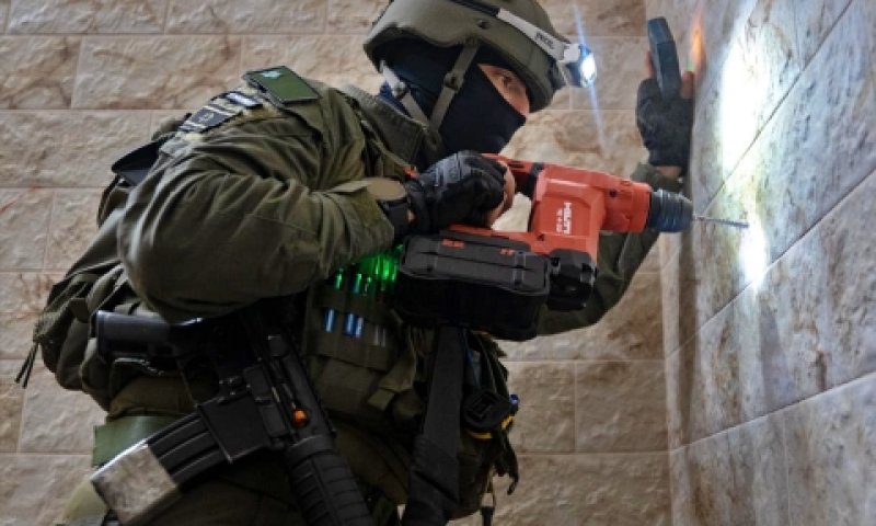 מיפוי בית המחבל הלילה [צילום: דובר צה"ל]