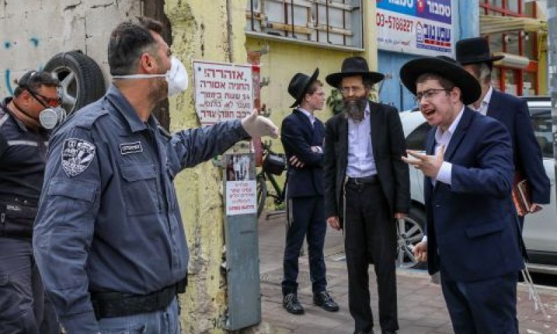 אכיפה בבני ברק [צילום: יוסי זמיר/פלאש 90]
