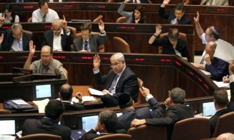 הצבעה בכנסת [צילום: פלאש 90]