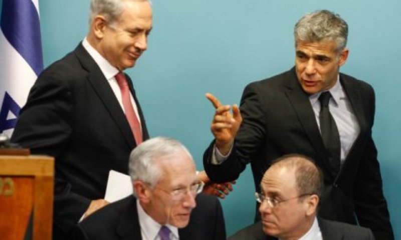 ההכרזה במסיבת העיתונאים [צילום: פלאש 90]