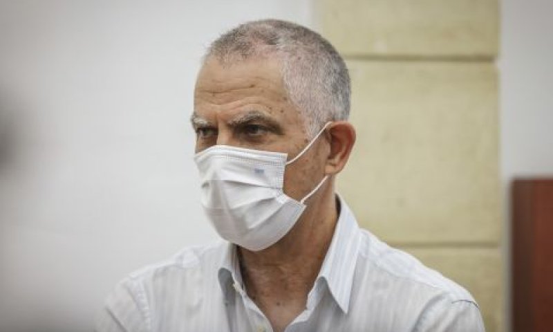 מוזס היום בבית המשפט [צילום: יונתן זינדל, פלאש 90]
