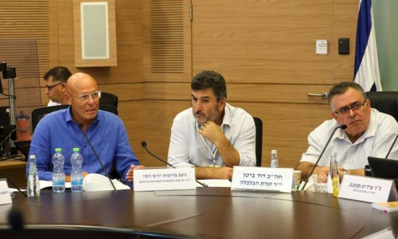 יו"ר הוועדה ביטן ויו"ר הרלב"ד, יורם הלוי [צילום: דני שם-טוב/דוברות הכנסת]
