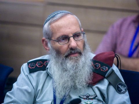 תא"ל הרב קרים. עבודה מתואמת [צילום: ליאור מזרחי/פלאש 90]